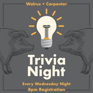 Wednesday Trivia at Walrus @ Walrus + Carpenter