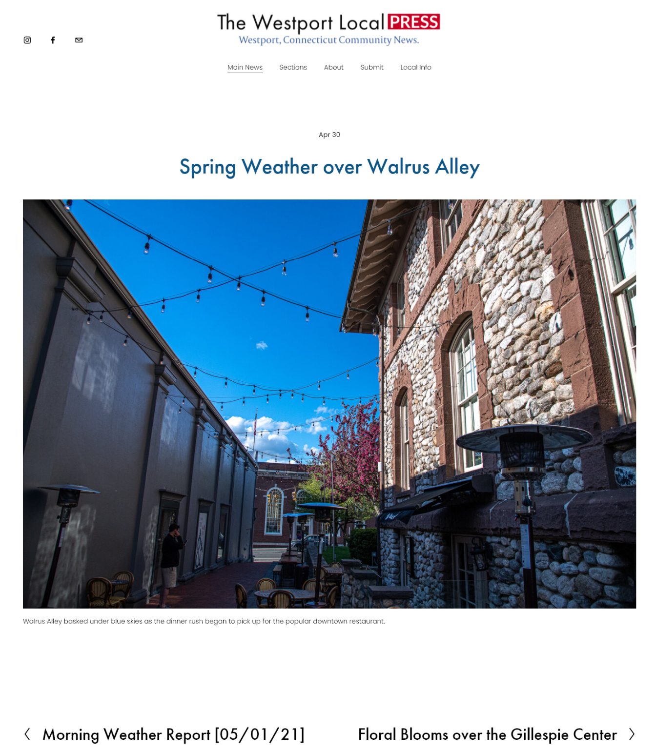 Westport Local Press Walrus Alley