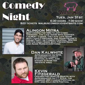 Comedy Night at Walrus @ Walrus Alley