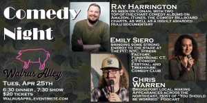 Comedy Night at Walrus @ Walrus Alley